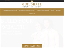 Tablet Screenshot of guildhallwealth.com